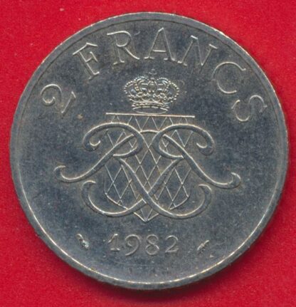 MONACO - 2 Francs 1982 – Image 2