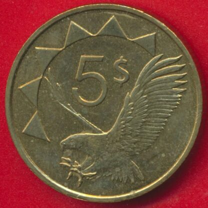 NAMIBIE - 5 Dollars 1993 – Image 2