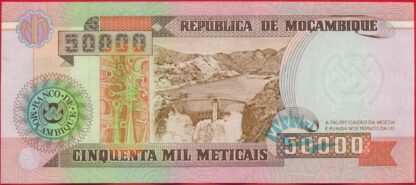 MOZAMBIQUE - 50000 Méticais - 1993 – Image 2