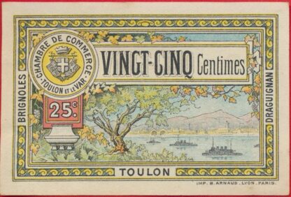 Toulon - 25 Centimes Chambre de commerce - 1922 – Image 2
