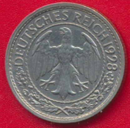 allemagne-50-pfennig-1928-e-vs