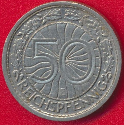 allemagne-50-pfennig-1928-e-vs