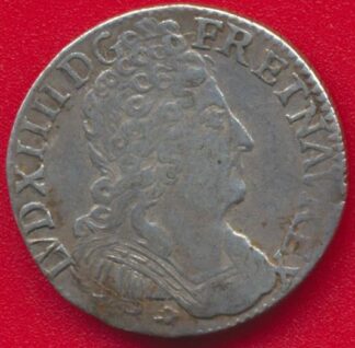 louis-xiv-10-eme-ecu-3-couronnes-1711-h-larochelle