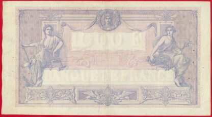 1000 Francs - Bleu et rose - 1924 – Image 2