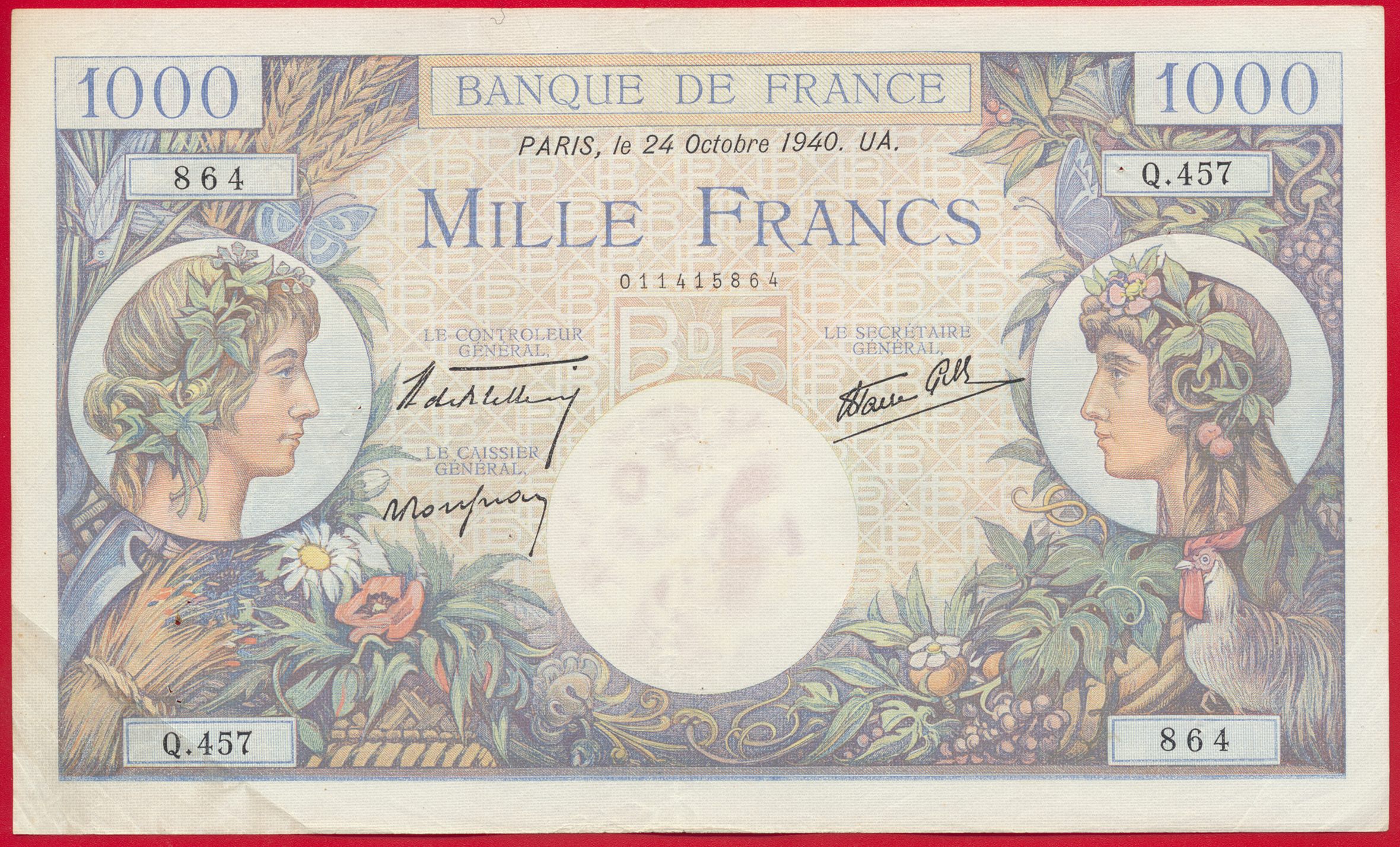 1000-francs-commerce-industrie-24-10-1940-5864