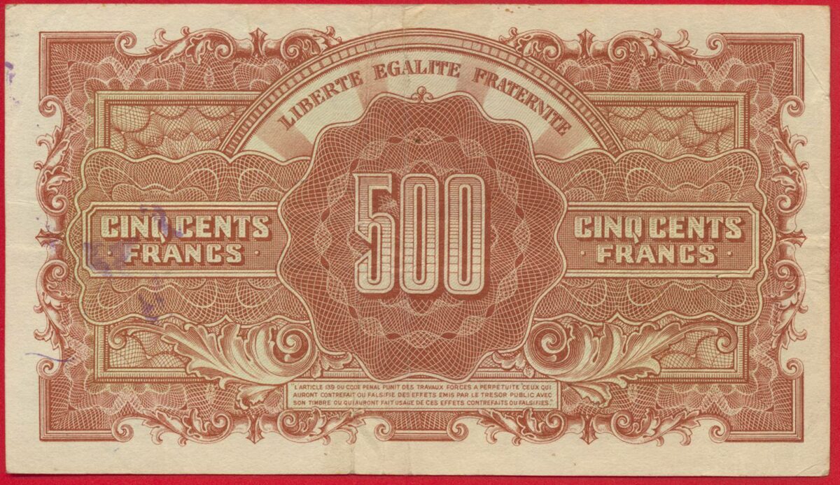 500-francs-impression-anglaise-1722