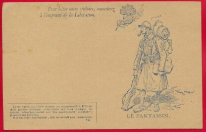 cpa-militaire-correspondance-armees-republique-franchise-fantassin