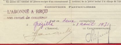 MAINE ET LOIRE - Syndicat Intercommunal d'Electricité - Grézillé – Image 3