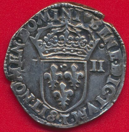 HENRI IV - Quart d'Ecu - 1603 Nantes – Image 2
