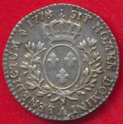 Louis XVI - 1/10 Ecu aux branches d'olivier - 1778 – Image 3