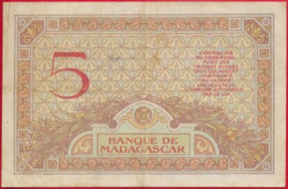 MADAGASCAR - 5 Francs – Image 2