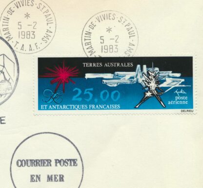 LETTRE TAAF - 1983 – Image 2