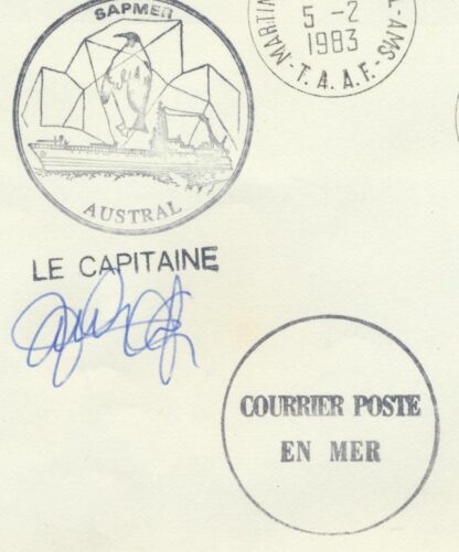 LETTRE TAAF - 1983 – Image 3