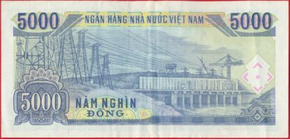 VIETNAM - 5000 Dông - 1991 – Image 2