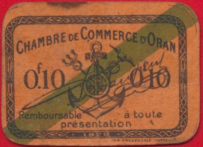 Oran  - 0Fr10 Chambre de Commerce – Image 2