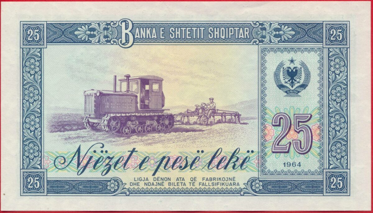 albanie-25-leke-1964-4245