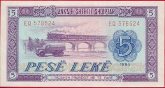 albanie-5-leke-1964-8524