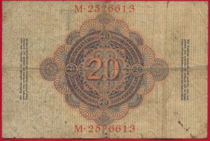 ALLEMAGNE - 20 Mark 1914 – Image 2