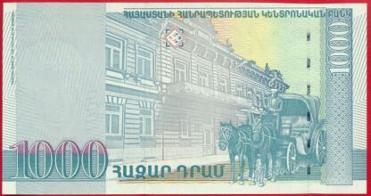 ARMÉNIE - 1000 Dram - 1999 – Image 2