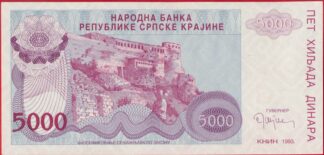croatie-repulbique-krajina-5000-dinara-1993-4515-vs