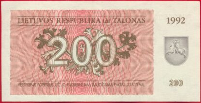 lituanie-200-talonas-1992-4524