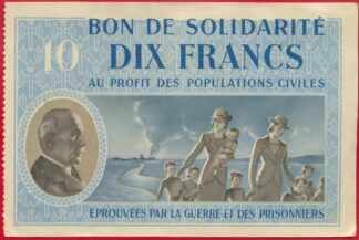 petain-bon -solidarite-dix-10-francs