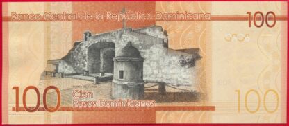 REPUBLIQUE DOMINICAINE - 100 Pesos - 2014 – Image 2