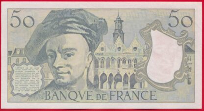 50 Francs - Quentin de la Tour - 1990 – Image 2