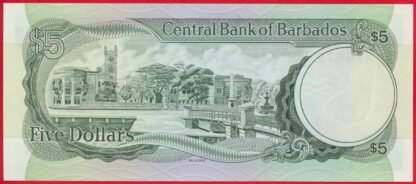 BARBADES -5 Dollars – Image 2