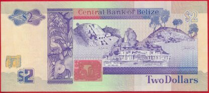 BELIZE - 2 Dollars – Image 2