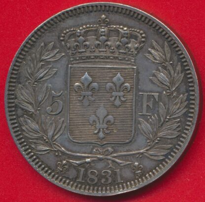 Henri V - 5 Francs 1831 – Image 2