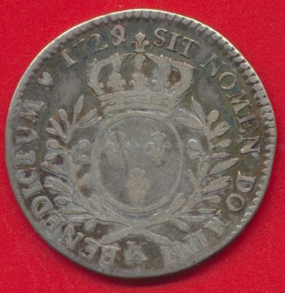 Louis XV - 1/2 Ecu 1729 X – Image 2