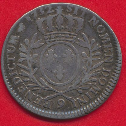 Louis XV - 1/2 Ecu 1732 - 9 – Image 2
