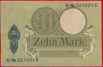 ALLEMAGNE - 10 Mark - 1906 – Image 2