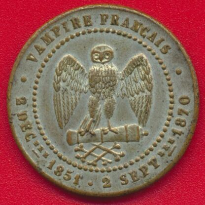 Napoléon III - Satirique - Module de 5 Centimes – Image 2