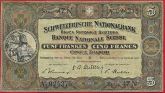 suisse-5-francs-22-2-1951-4375