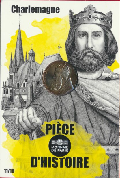 FRANCE - 10 Euro - 2019 - Charlemagne – Image 2