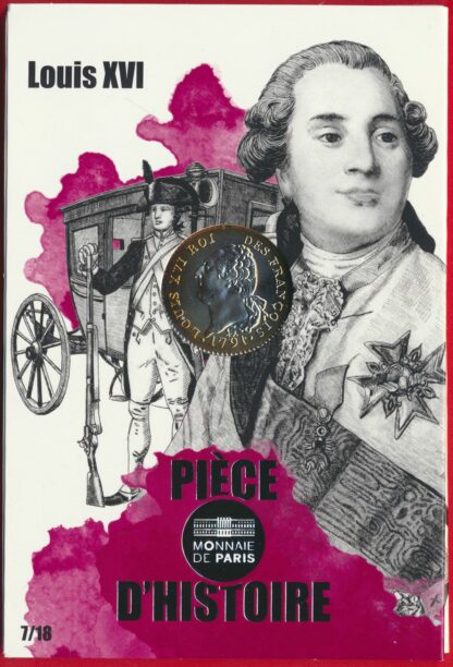FRANCE - 10 Euro - 2019 - Louis XVI – Image 2