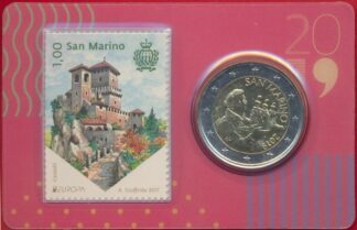 2-euro-san-marino-stamp-coin-card-2019