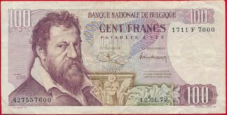 belgique-100-francs-12-1-1972-7600