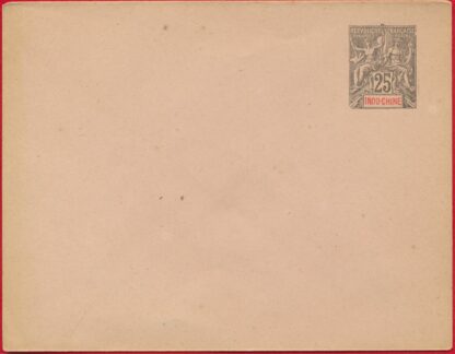 Entier postal - INDOCHINE - 25 Centimes – Image 2