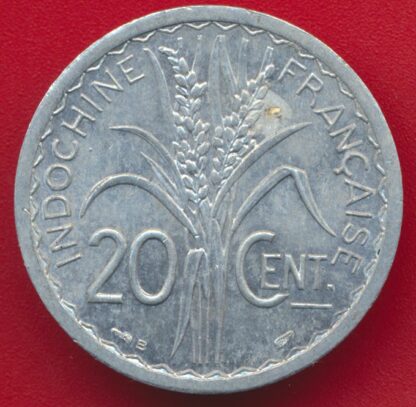 INDOCHINE - 20 Cent - 1945 B – Image 2