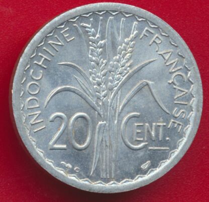 INDOCHINE - 20 Cent - 1945 C – Image 2
