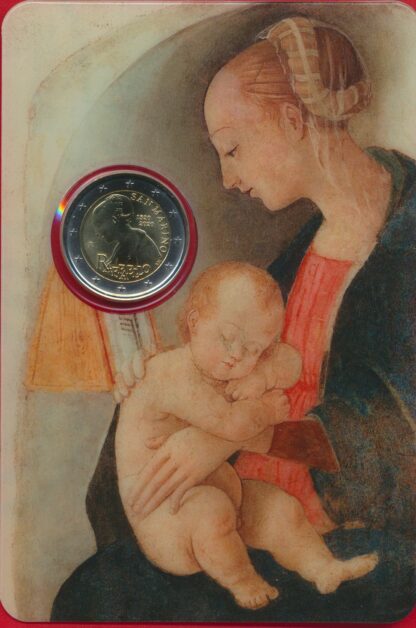 SAINT-MARIN - 2 EURO - Raffaelo - 2020 – Image 3