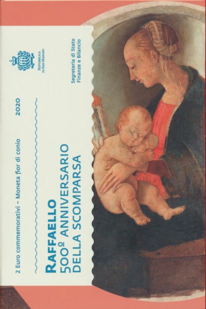 SAINT-MARIN - 2 EURO - Raffaelo - 2020 – Image 2