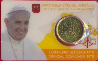 VATICAN - 50 Cent - 2017 Coin Card