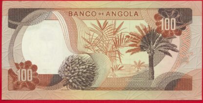 ANGOLA - 100 Escudos - 1972 – Image 2