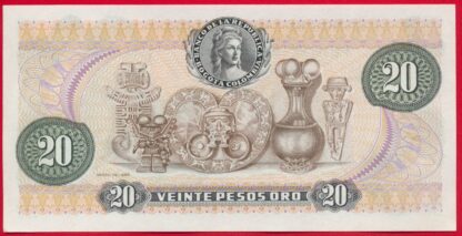 COLOMBIE - 20 Pesos - 1983 – Image 2