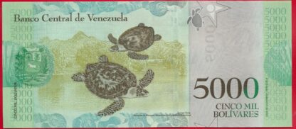 VENEZUELA - 5000 Bolivares - 2017 – Image 2