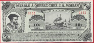 CANADA - Québec - 10 Sous